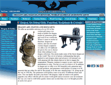 Tablet Screenshot of dragon-art-work.com